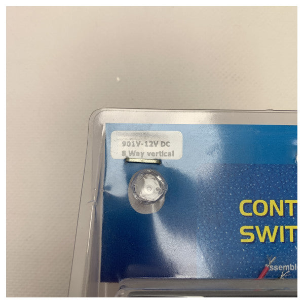 Πίνακας διακοπτών BEP DC 12V 8 λειτουργίες - 901V-12VDC