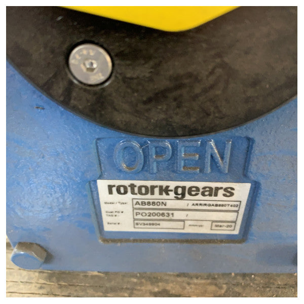Rotork-Gears fjärilsventil lug DN400 PN6 RINA vit - yacht-hårdvara 