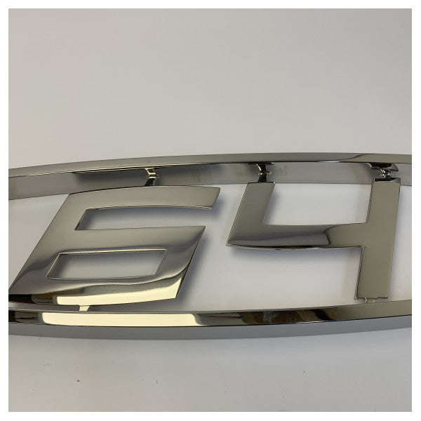 Pershing P64 agterbord transom-sideport i poleret rustfrit stål - 304175 