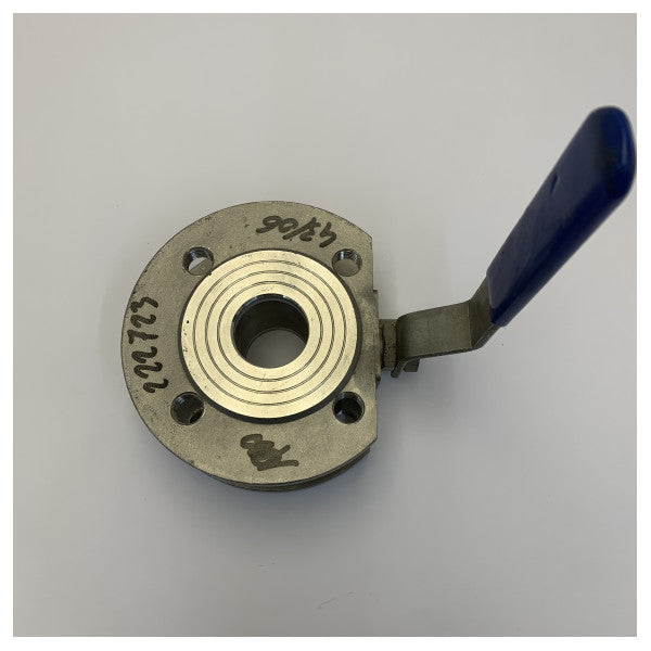 VAR イタリア製ステンレス鋼304フランジ付きボールバルブ DN40 