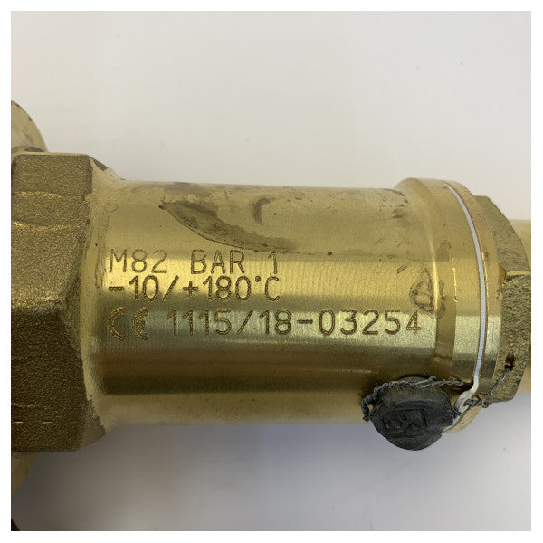 F.lli Pedretti Sigurnost - Ventil za tlak 2 inča - 1 bar mesing 