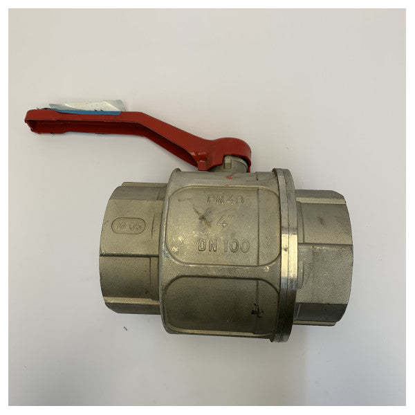 Нержавіюча сталь 4 дюйми кульовий клапан 100мм - 56010 