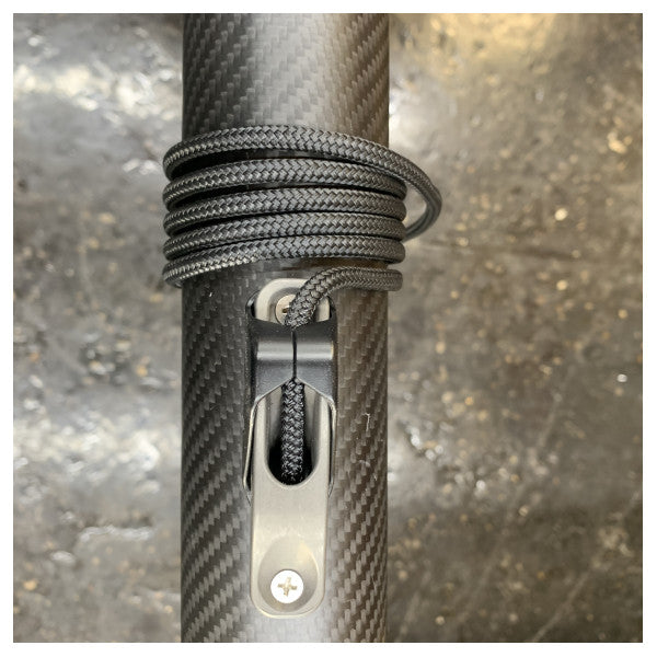 عمود مظلة من ألياف الكربون Seasmart AW 60 - الطول الكلي 2150 مم - معدات اليخوت من مات كاربون 