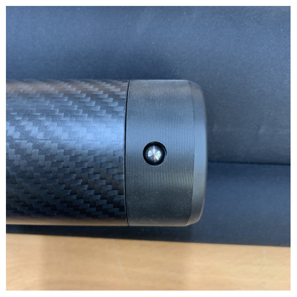 عمود مظلة من ألياف الكربون Seasmart AW 60 - الطول الكلي 2150 مم - معدات اليخوت من مات كاربون 