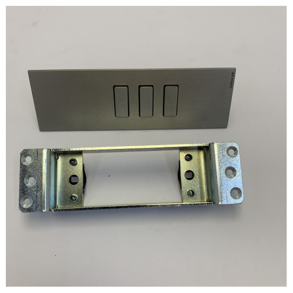PLH Slim 3R Horizontal Switch Panel - Luxe Yacht Hardware