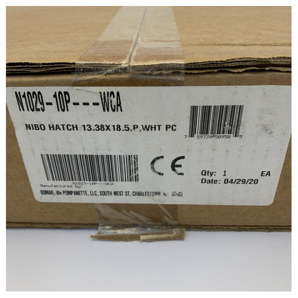 Bomar Deck Hatch Low Profile Λευκό - 315x445 χλστ - N1029-10P 