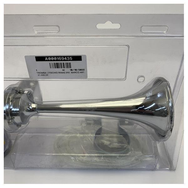 Osculati Marco Sähkökäyttöinen Ilmakello 24V - RINA-sertifioitu - Kromi - 21.442.24 