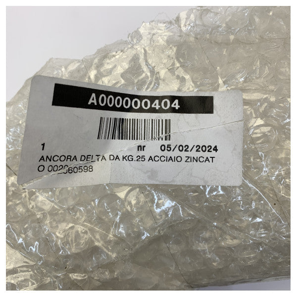 Ancre Lewmar Delta 25KG - 55lbs en acier galvanisé - 57425 