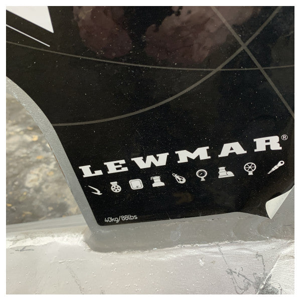 Lewmar Delta Anker 40KG - 88lbs Galvanisert stål Båter opptil 22M - 57440 