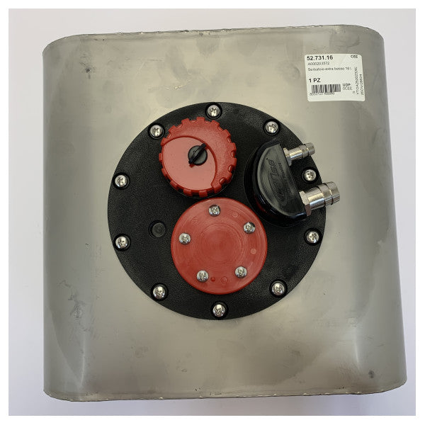 CAN θαλάσσιων καυσίμων δεξαμενή από ανοξείδωτο ατσάλι 16L - Περίπολο και καύσιμο ντίζελ - 52.731.16 