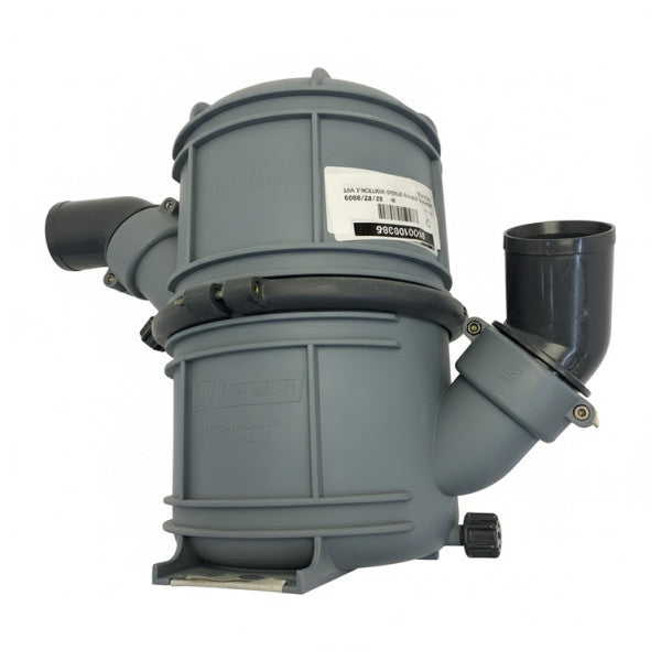 Vetus NLP50S Abgas-Wasserabscheider und Schalldämpfer für 50/51mm Abgasschlauch 