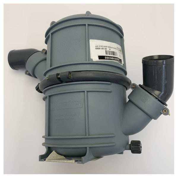 Vetus NLP50S Abgas-Wasserabscheider und Schalldämpfer für 50/51mm Abgasschlauch 