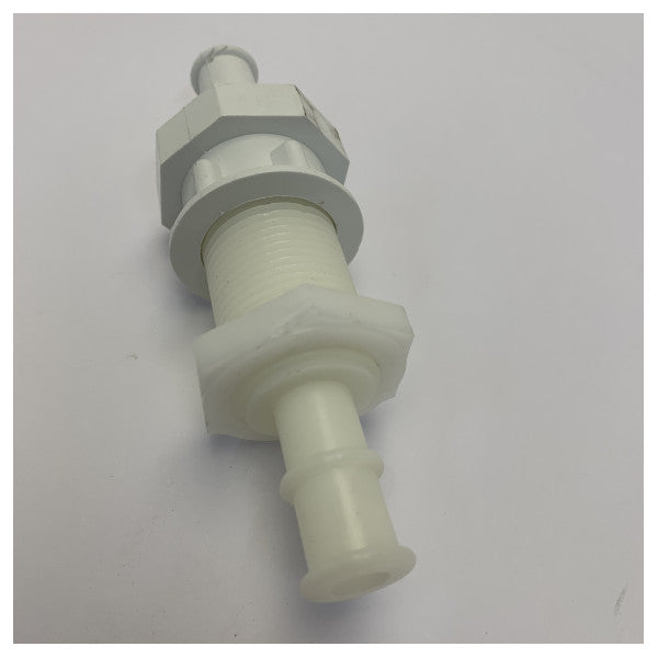 Vetus BULKH16 Bulkhead-Anschluss für 16 mm Schlauch Weiß 