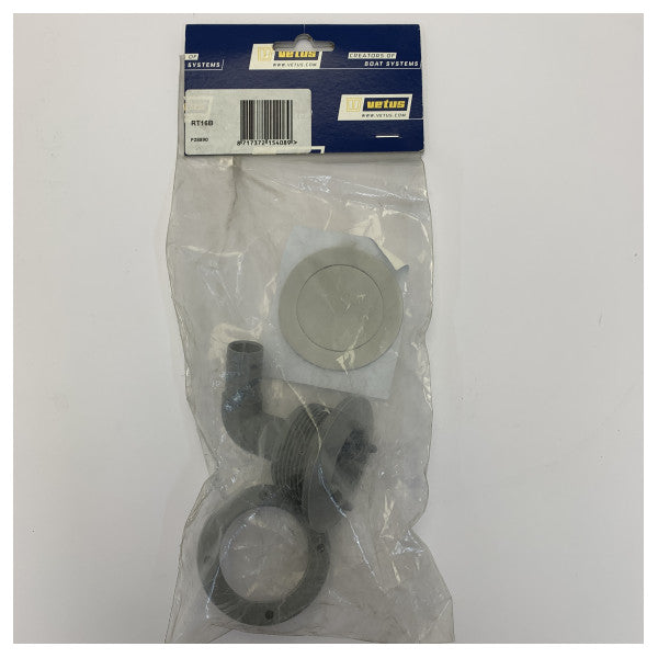 Vetus RT16B Schlauchanschluss für feste Tanks 90-Grad gebogen 