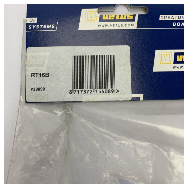 Vetus RT16B Schlauchanschluss für feste Tanks 90-Grad gebogen 