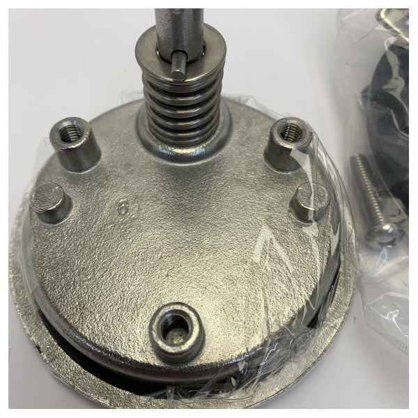 Osculati Flush Latch Hatch Lock med nøkkel i rustfritt stål D90 mm - 38-152-61 