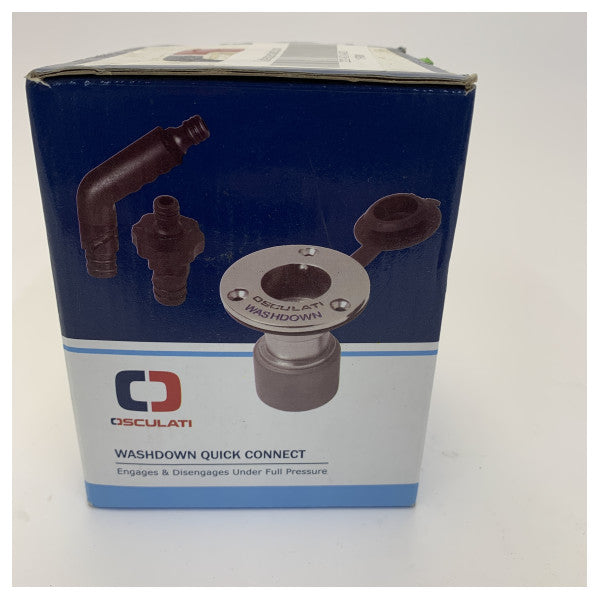 Σετ σύνδεσης σωλήνα πλυσίματος καταστρώματος Osculati Flush-Mount - 16.442.22 