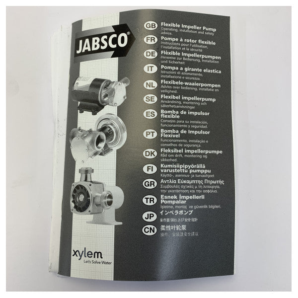 Jabsco Utility Puppy 2000 Impellerpumpe 24V 30L/min - 23920-2523 