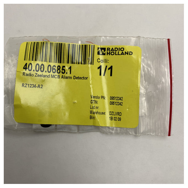 Radio Zeeland RZ1234-A2 MCB Alarm Detektor Panel 