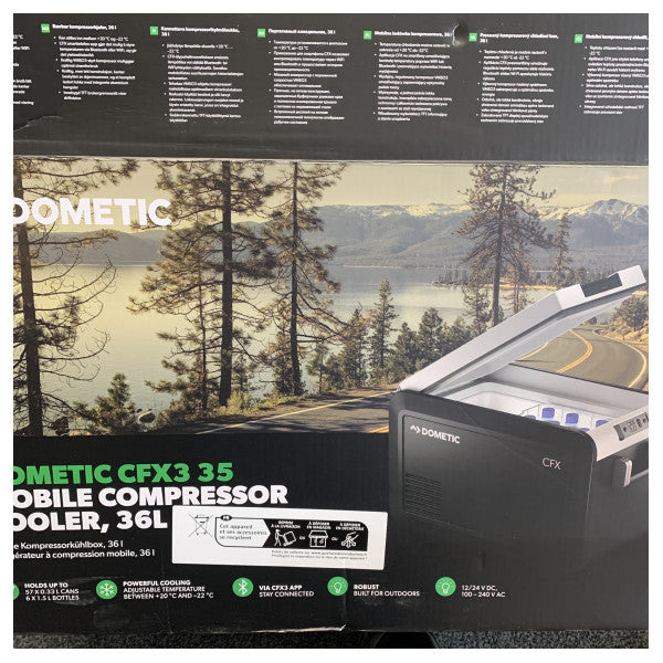 Dometic CFX3 glacière à compresseur 35L coolbox noir - 9600025324