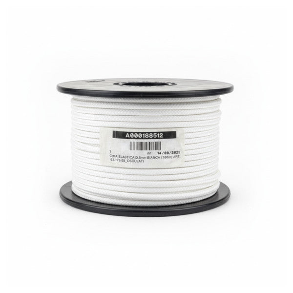 オスキュラティ ショックコードロープ ホワイト 8mm - 100m ロール - ショックコード マリン - 63.173.08 