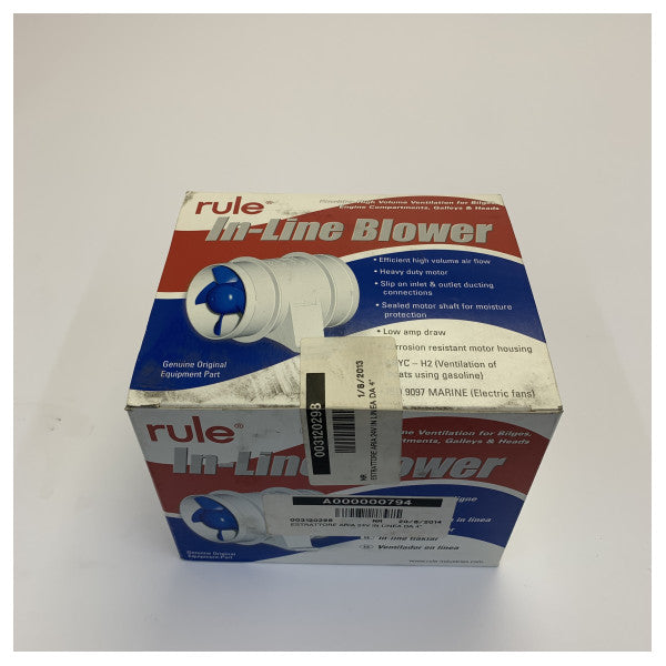 Regel 4 Zoll Inline-Lüfter 24V Marine-Extractor - 240-24V 