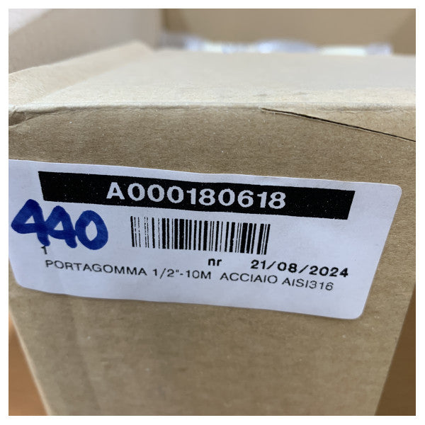 ホースバーブ 1/2インチ x 10mm - 316ステンレススチールフィッティング 