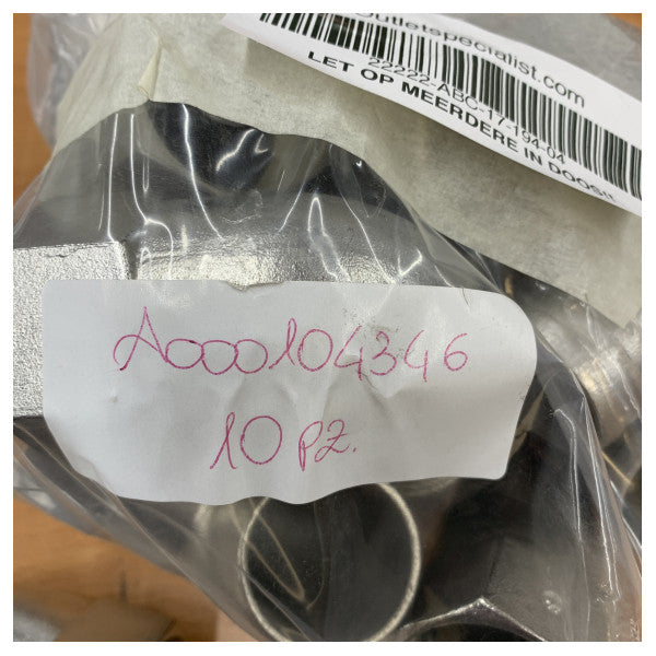 Osculati 90 asteen letkuliitin ruostumatonta terästä 1 1/4 x 38mm 