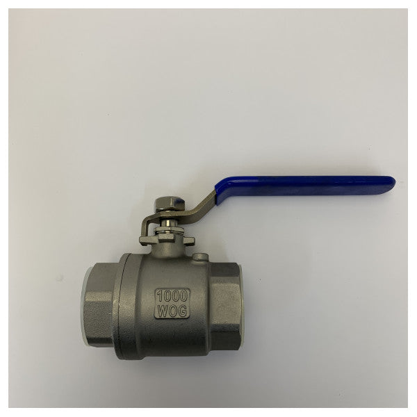 Osculati kuleventil 1 1/4 tommer F-F rustfritt stål 17.721.05 