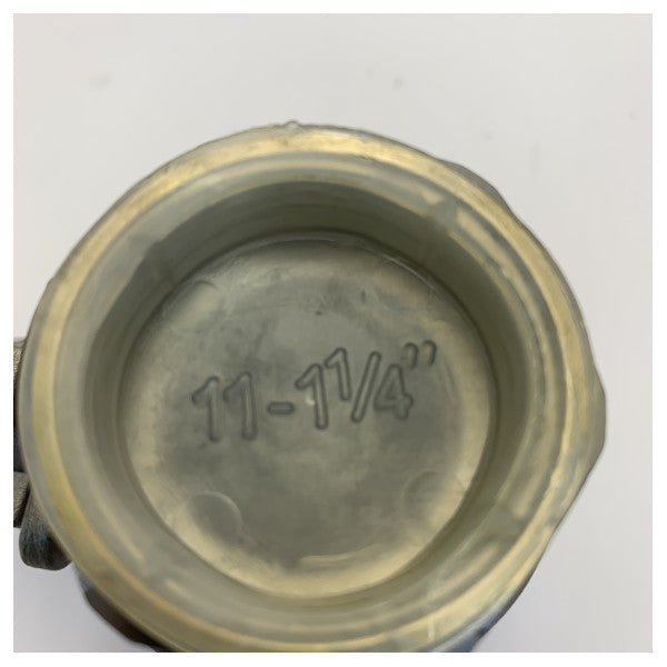 Osculati kuleventil 1 1/4 tommer F-F rustfritt stål 17.721.05 