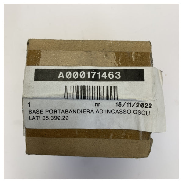 Osculati Einbau Edelstahl Flaggenmast Halter - 35.390.20 