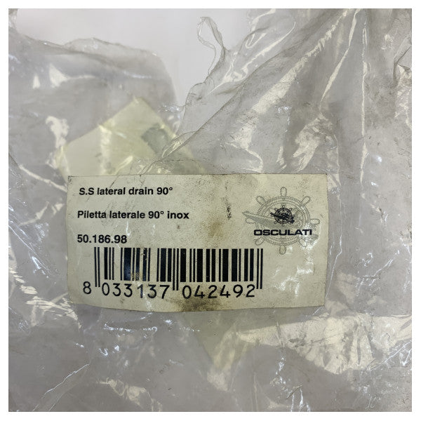 オスキュラティ ステンレススチール ドレインプラグ 50.186.98 