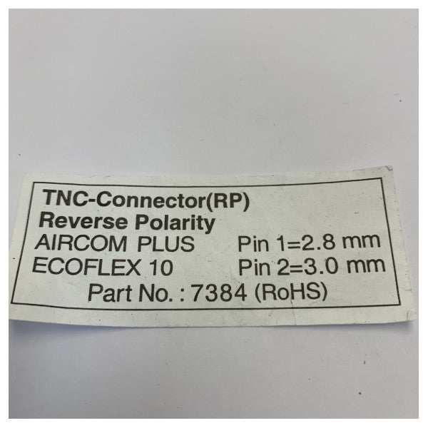 З'єднувач Aircom Plus TNC Female Solder для Ecoflex 10 - SSB 70-7384 RF Connector 