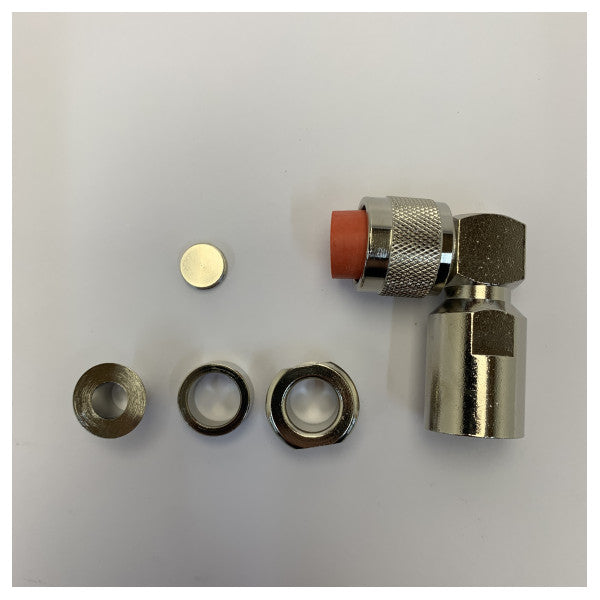 SSB електронний N-чоловічий кутовий з'єднувач для Aircom - Ecoflex 10 - Plus - затиск 