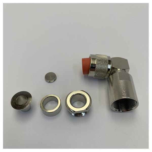 SSB електронний N-чоловічий кутовий з'єднувач для Aircom - Ecoflex 10 - Plus - затиск 