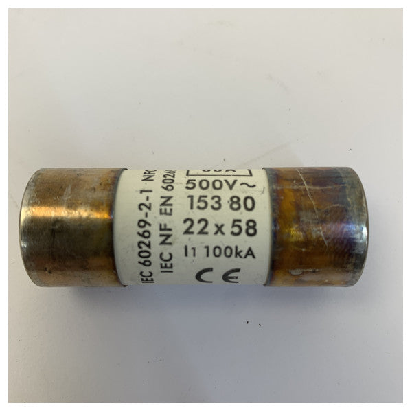 Legrand 153-80 Blade Cartridge Fuse 22x58mm 80A gG 