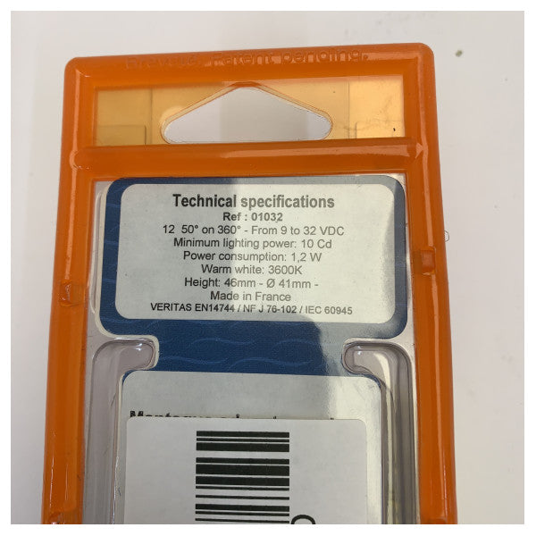 Mantagua 2NM LED Navigationsljus Lampa - Bay15D - 10-30V 