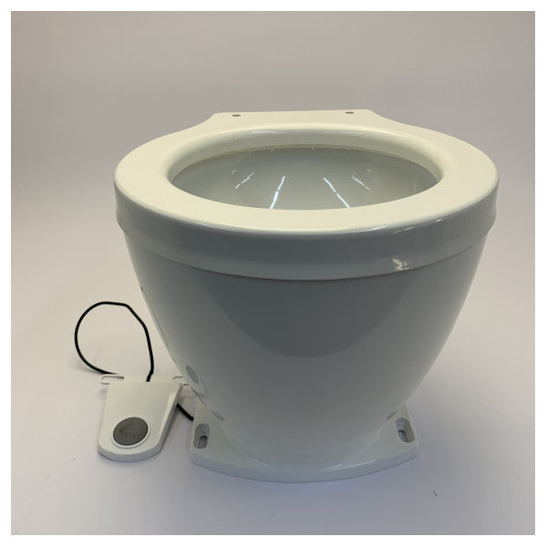 Toilet elettrico Jabsco Lite Flush 24V con interruttore a pedale - 58500-0024 