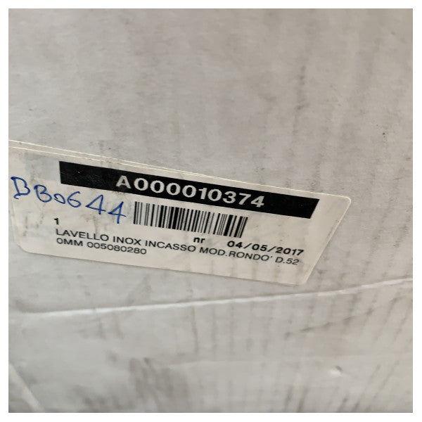Foster Rondo Fregadero de Acero Inoxidable Empotrado D520 mm - 1052/460 