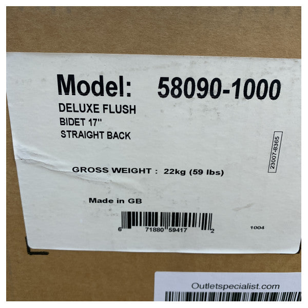 ジャブスコデラックスフラッシュビデ17インチマリン - フロアマウント - 58090-1000 