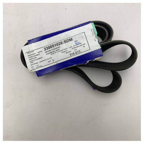 Volvo Penta 981390 V-Ribbed Generator Drive Belt