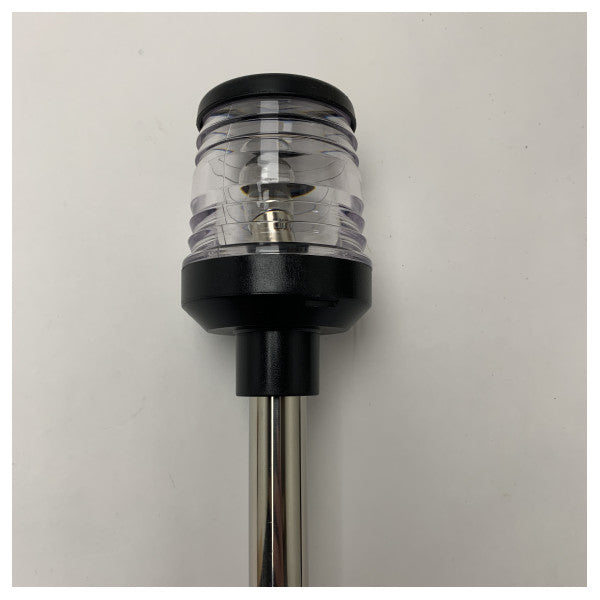 Osculati Marine Albero luminoso di navigazione aerodinamico in acciaio inox da 60 cm - Segnalatore di imbarcazioni e navi resistente alle intemperie