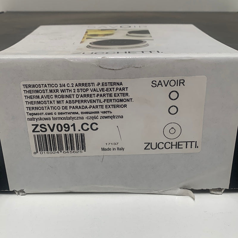 Zucchetti Savoir Thermostat Taper Built -in Down - ZSV091.CC