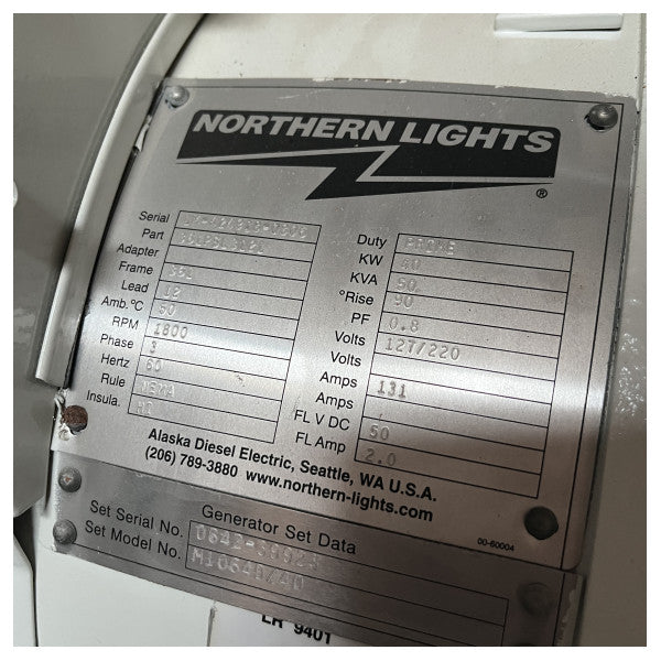 Luce del nord M1064D/40/33 Generatore diesel marino trifase da 40 / 33 KW