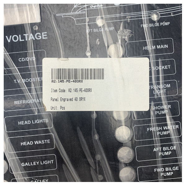 جلف كرافت أوريكس 40 AC | DC لوحة كهربائية محفورة