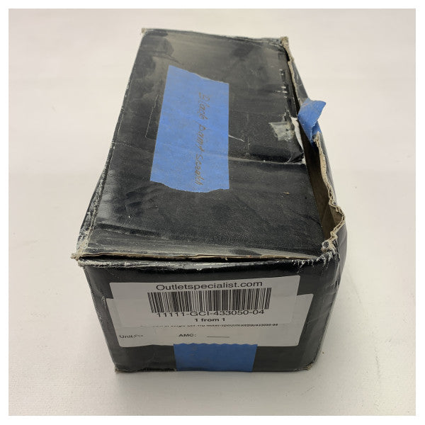 Jednouchwytowa bateria ścienna Elka z wylewką czarna - 433050