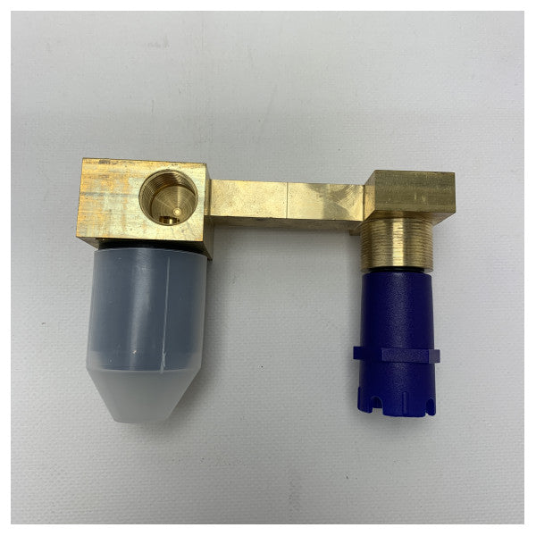 Jednouchwytowa bateria ścienna Elka z wylewką czarna - 433050