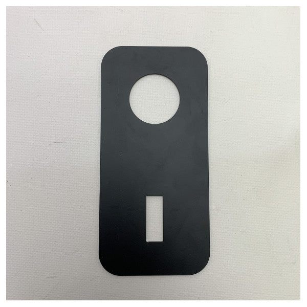 Jednouchwytowa bateria ścienna Elka z wylewką czarna - 433050