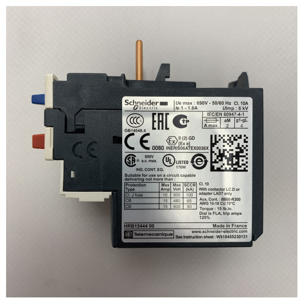 Schneider Electric LRD06 Motor Termal Sobrecarga Relé