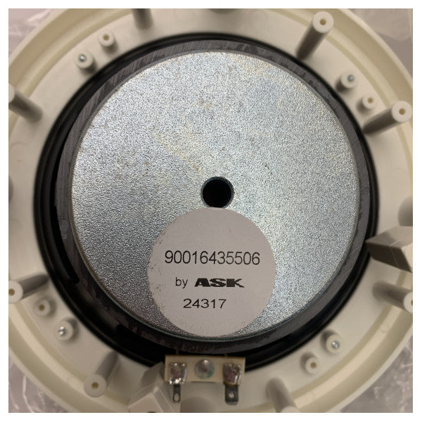 Conjunto de altifalantes marítimos à prova de água para exterior 20cm Branco Durável Som de alta qualidade para barcos